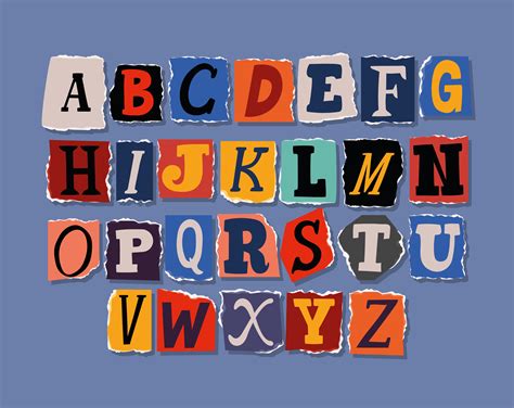 Printable Ransom Note Letters
